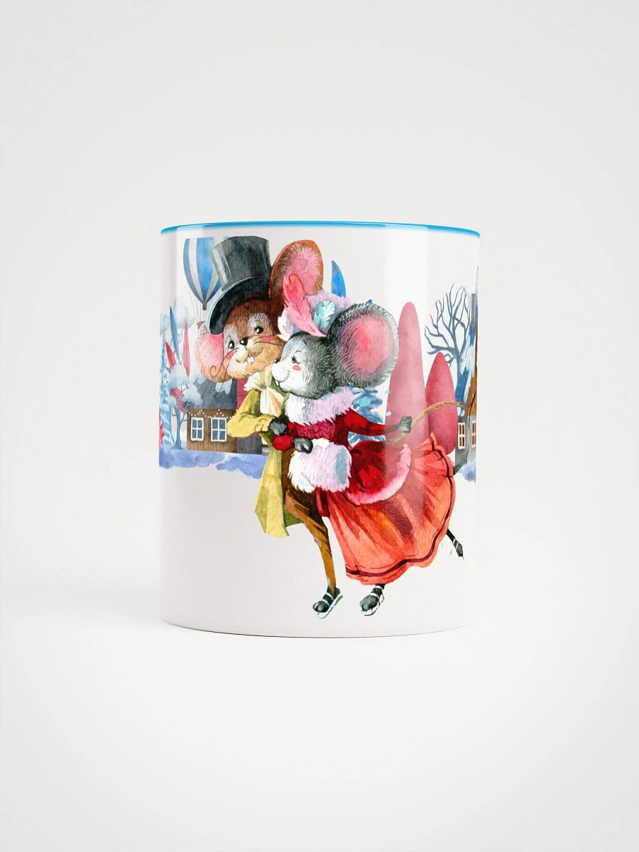 Four Seasons of Love: Warm Winter Embrace Mug | Cozy Winter Wonderland Design product image (5)