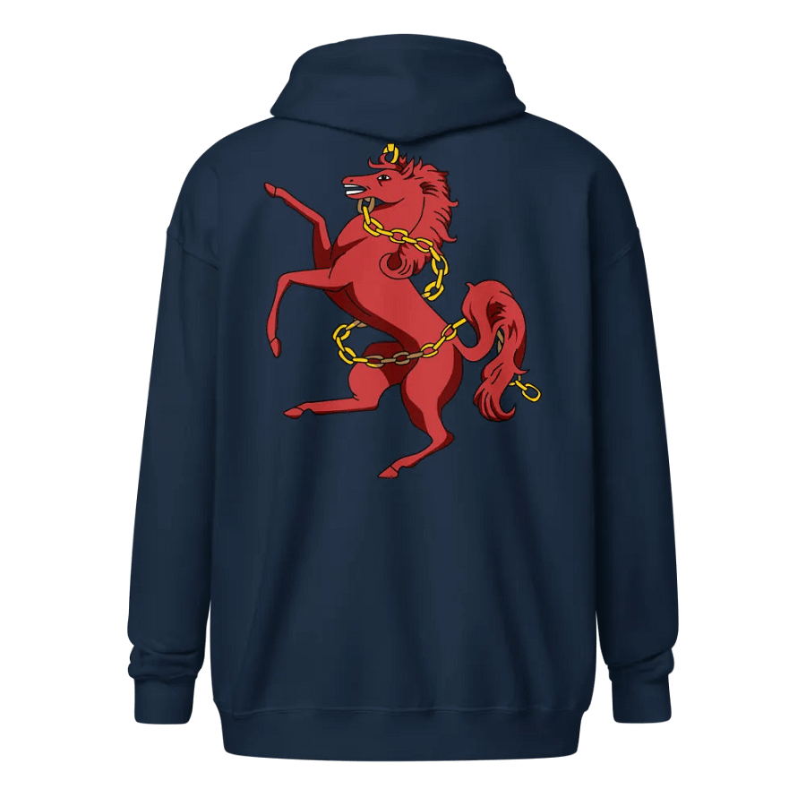 Sanguine Horse Zippered Hoodie product image (6)