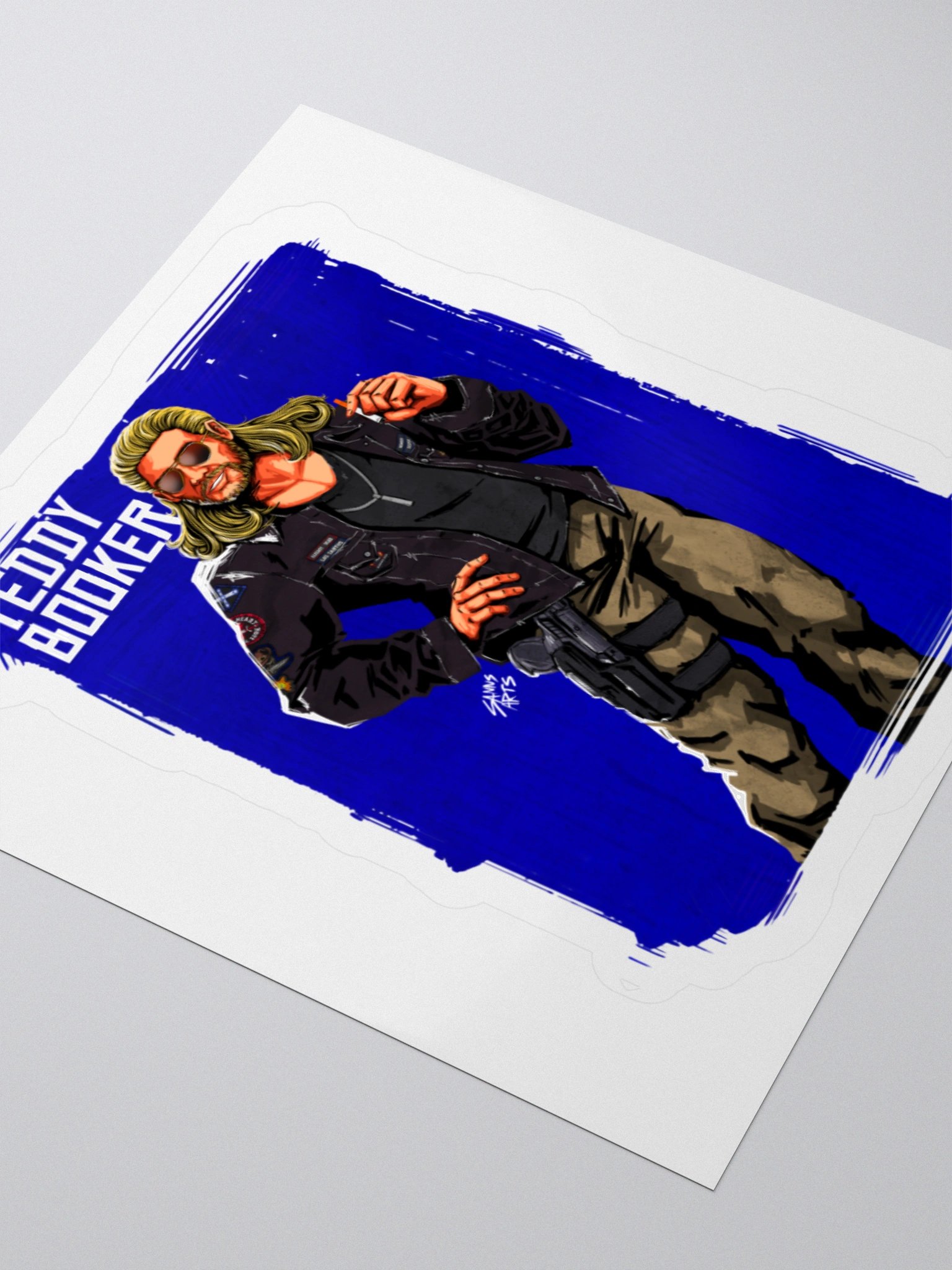 Teddy Booker Portrait Sticker product image (7)