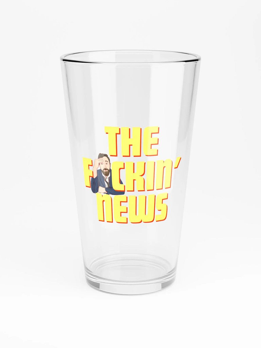 The F*ckin' News Kellerman Pint Glass product image (3)