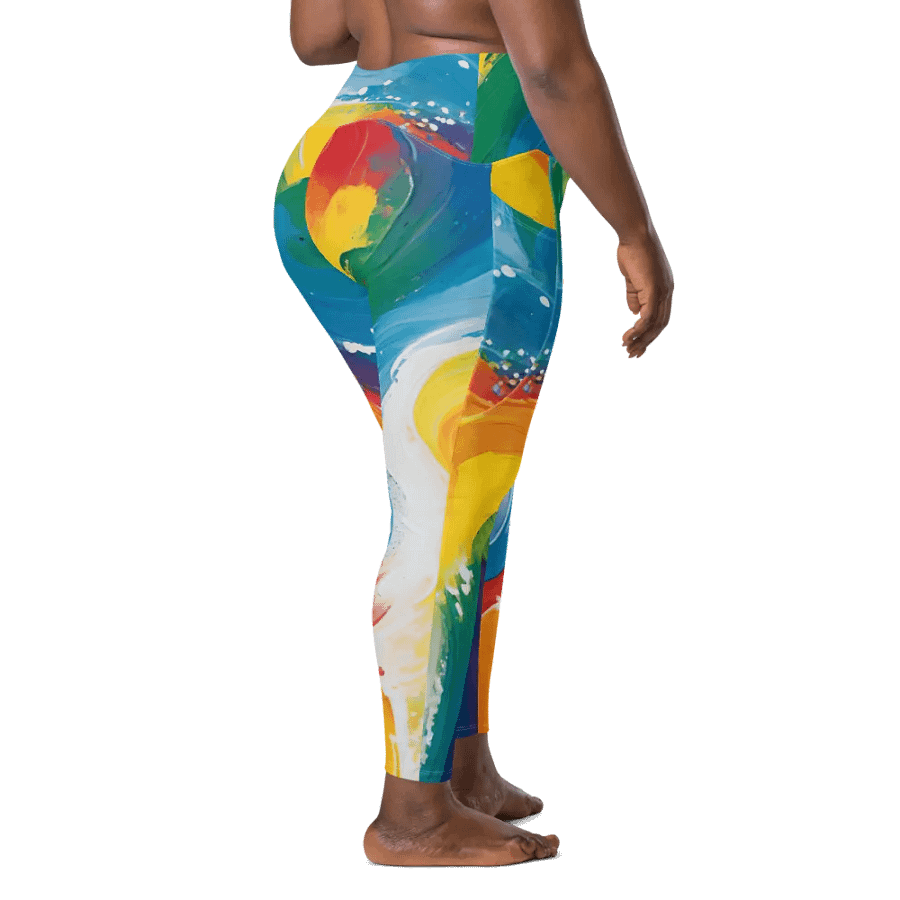 Whimsical Liquid Art Leggings product image (3)