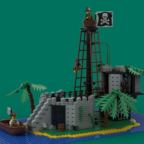 Modernizing Lego Set 6270 from 1989! Built on stream over on Twitch!