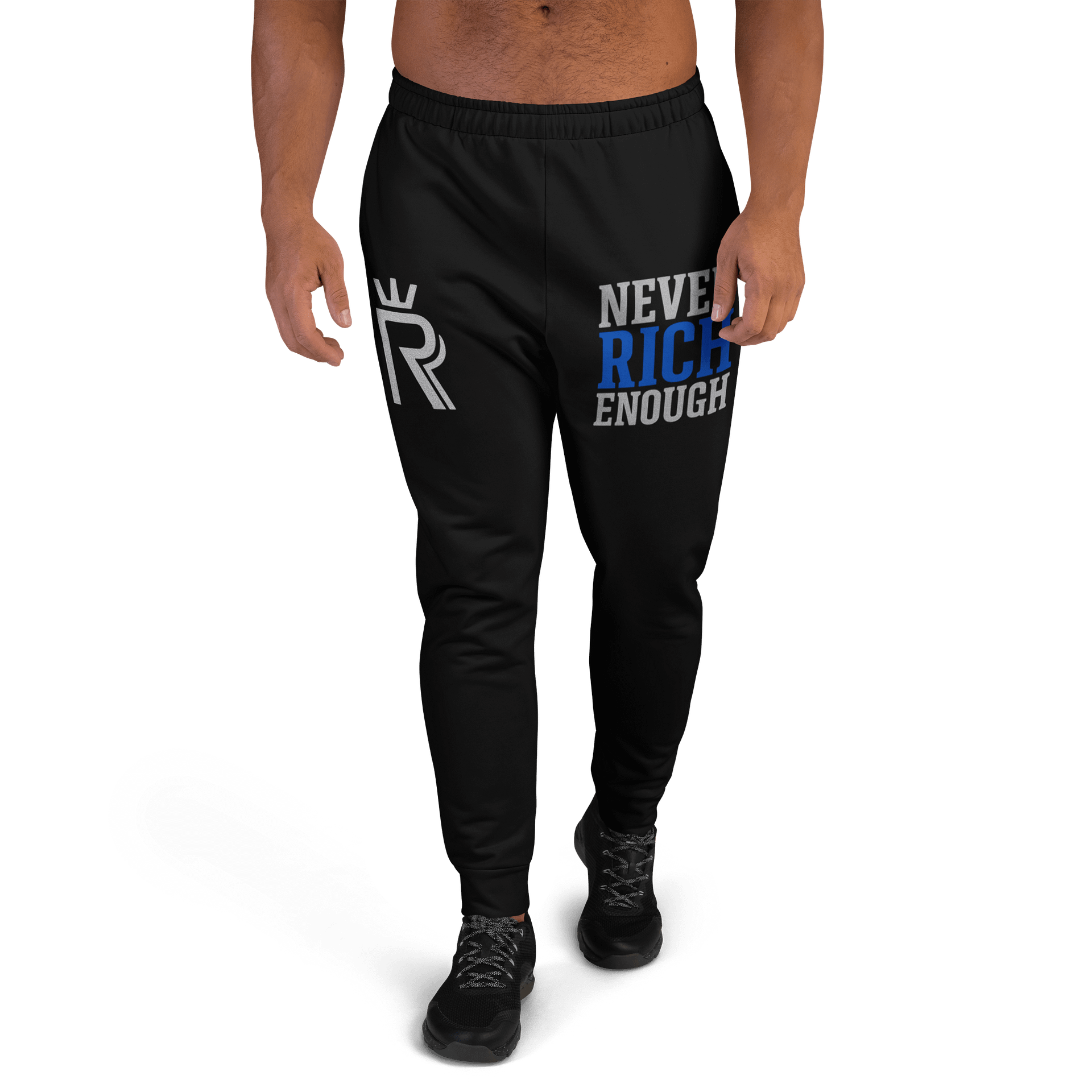 Never Rich Enough All-Over Print Joggers product image (2)