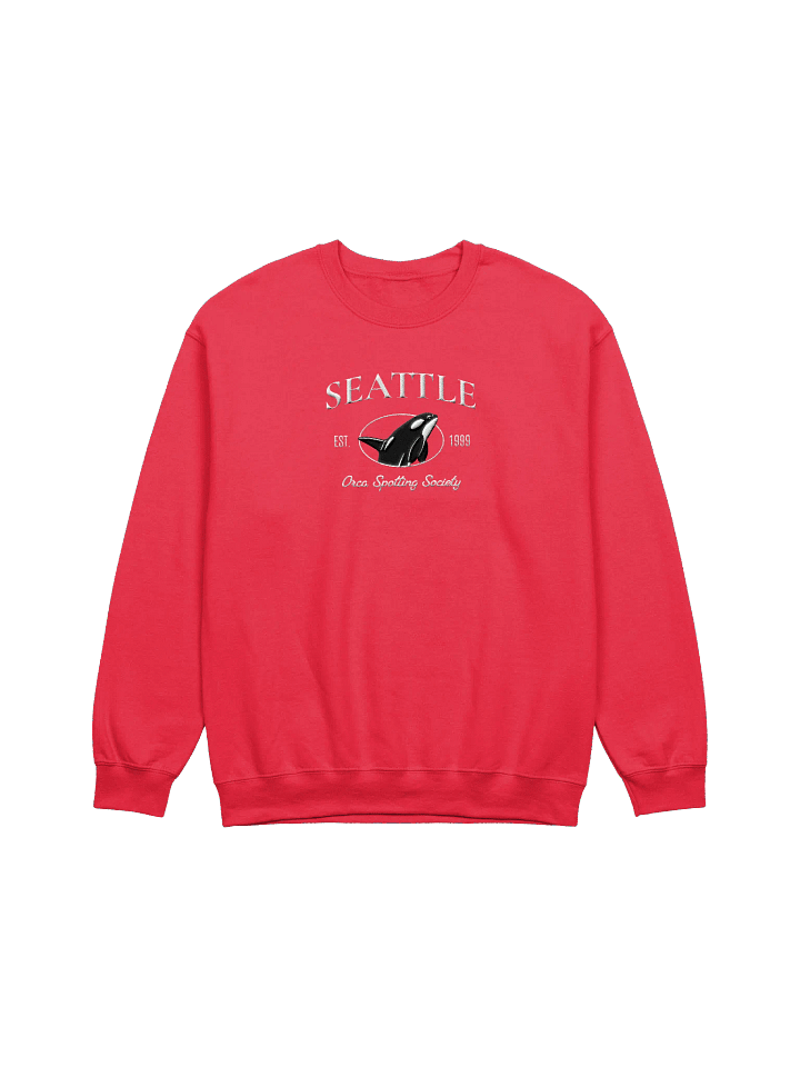 Seattle Orca Spotting Society Embroidery Crewneck product image (20)