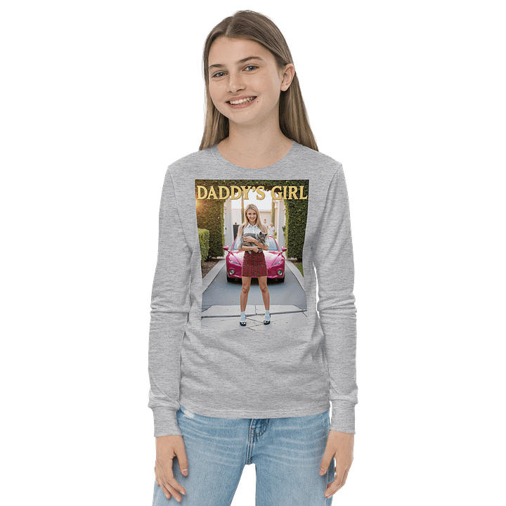 DADDY'S GIRL Youth Long Sleeve Tee product image (20)