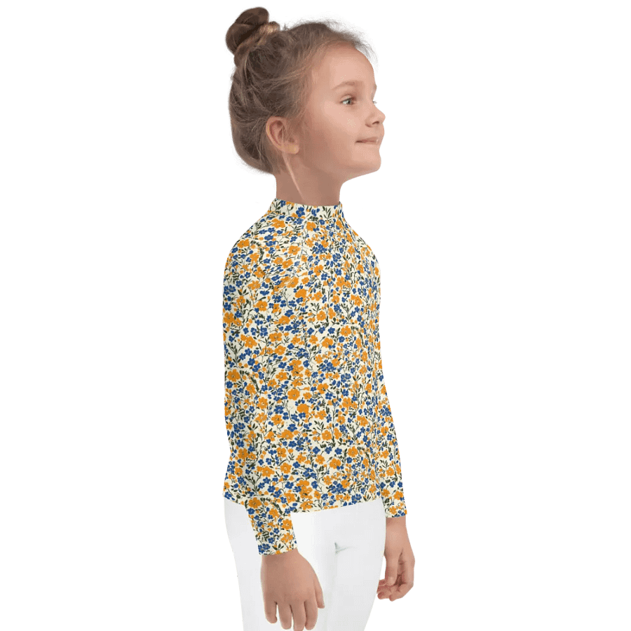 Yellow and Blue Floral Underlayer product image (8)