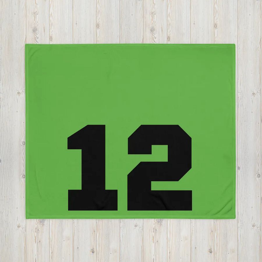 12 agents fav number blanket product image (16)