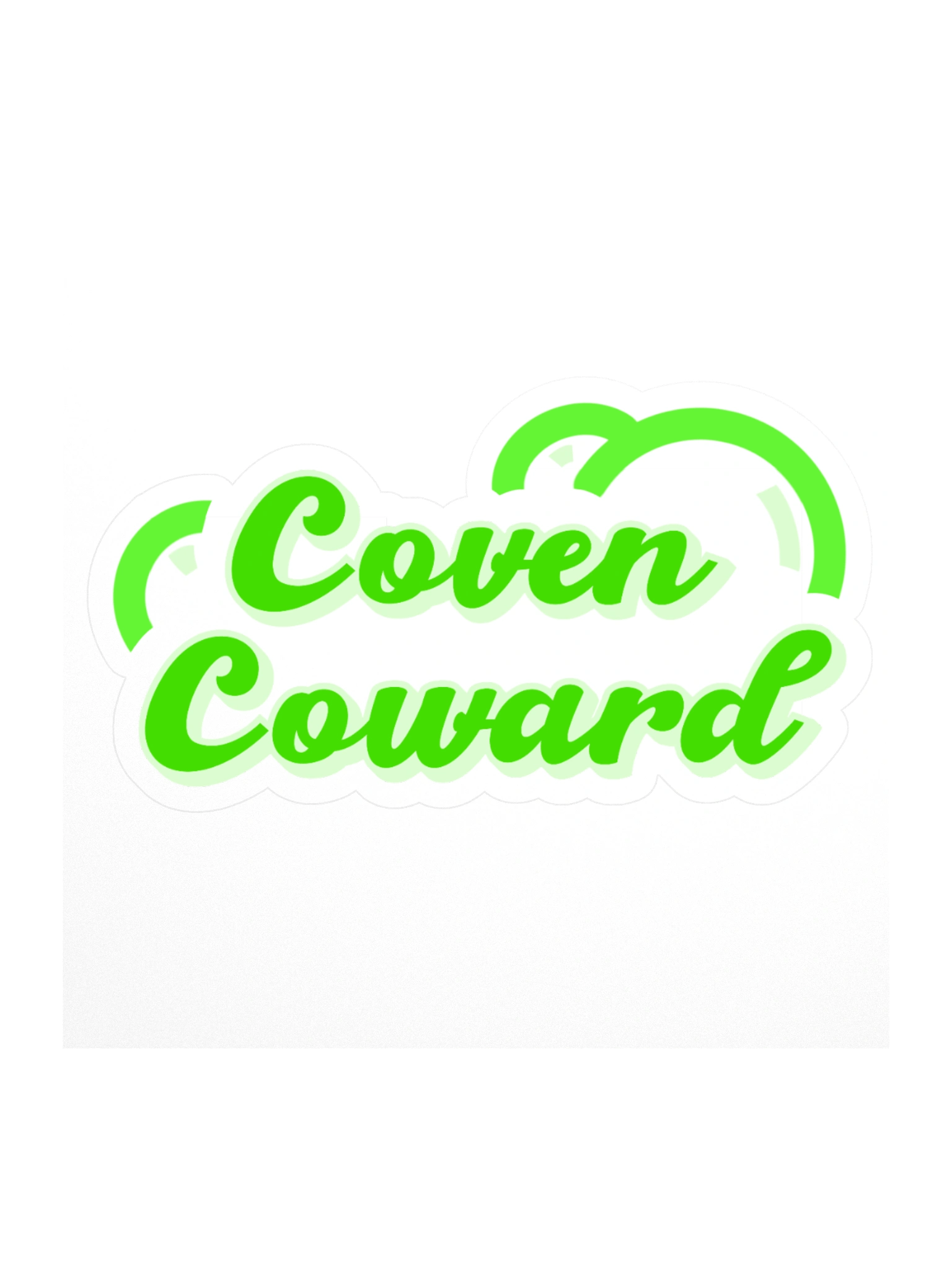 Coven Coward Sticker product image (1)