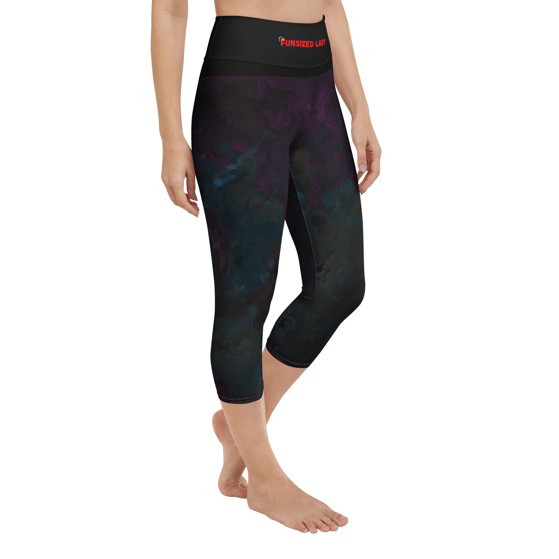 Funsized Lady Dark Tie-Dye Yoga Pants product image (2)