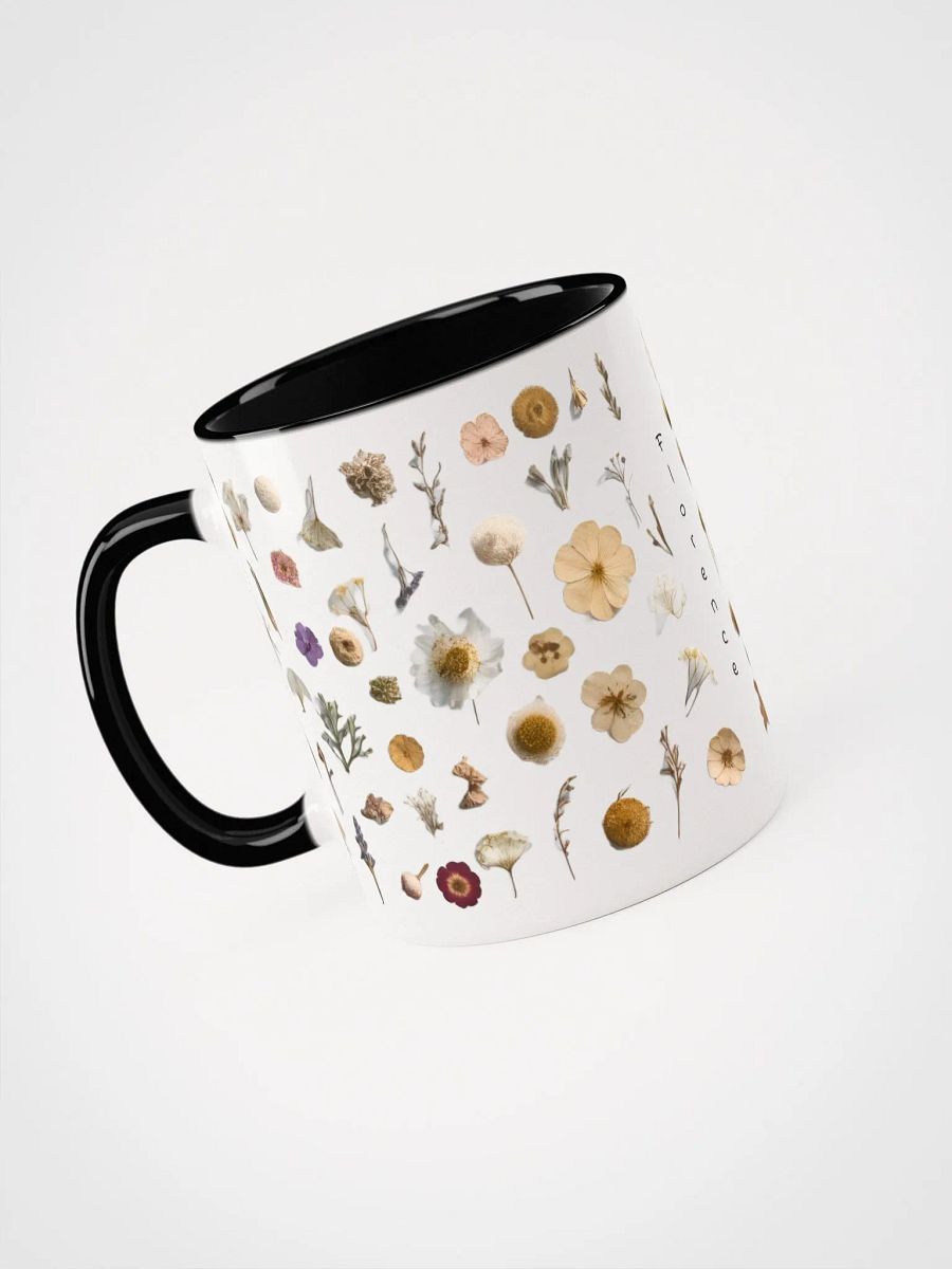 Personalized Pressed Flowers Coloured Mug product image (3)