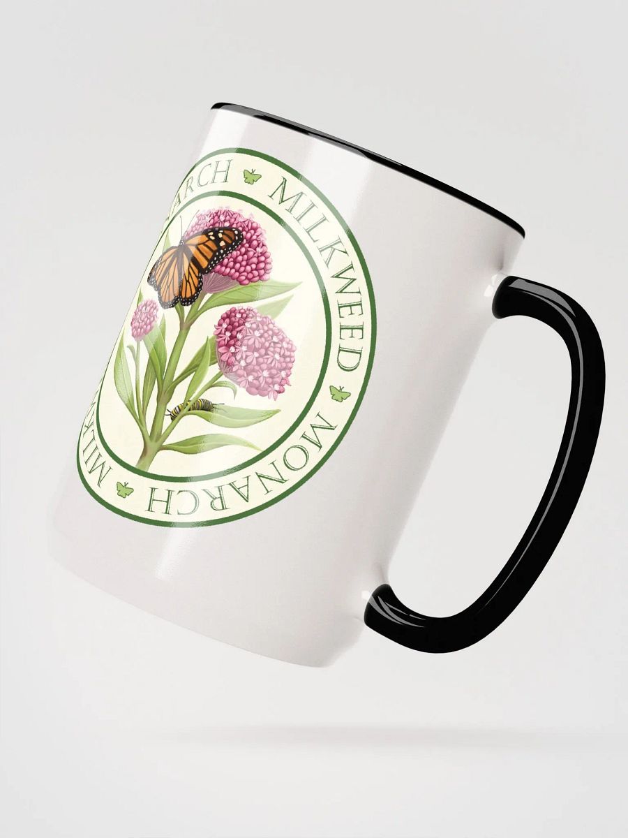 Monarch - Milkweed Black & White Mug product image (3)