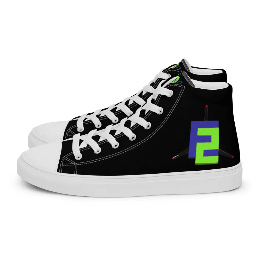 Black hi-tops product image (7)
