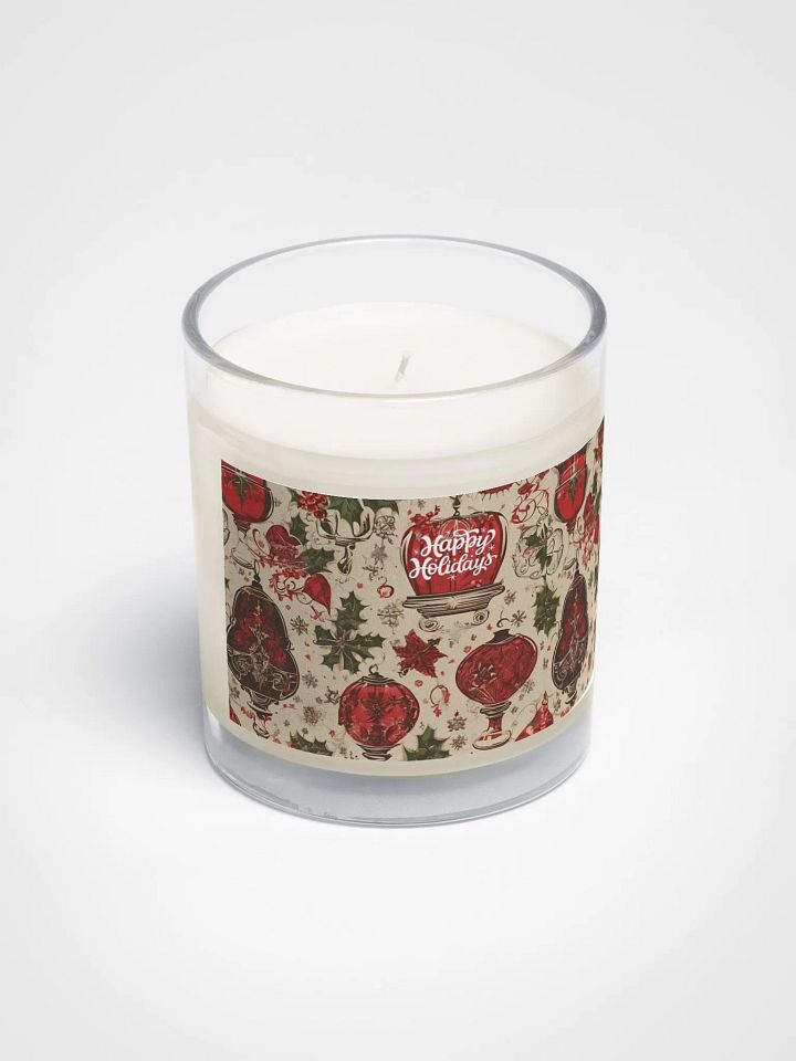 Festive Holiday Soy Wax Candle gift for friends moms daughters colleagues product image (2)