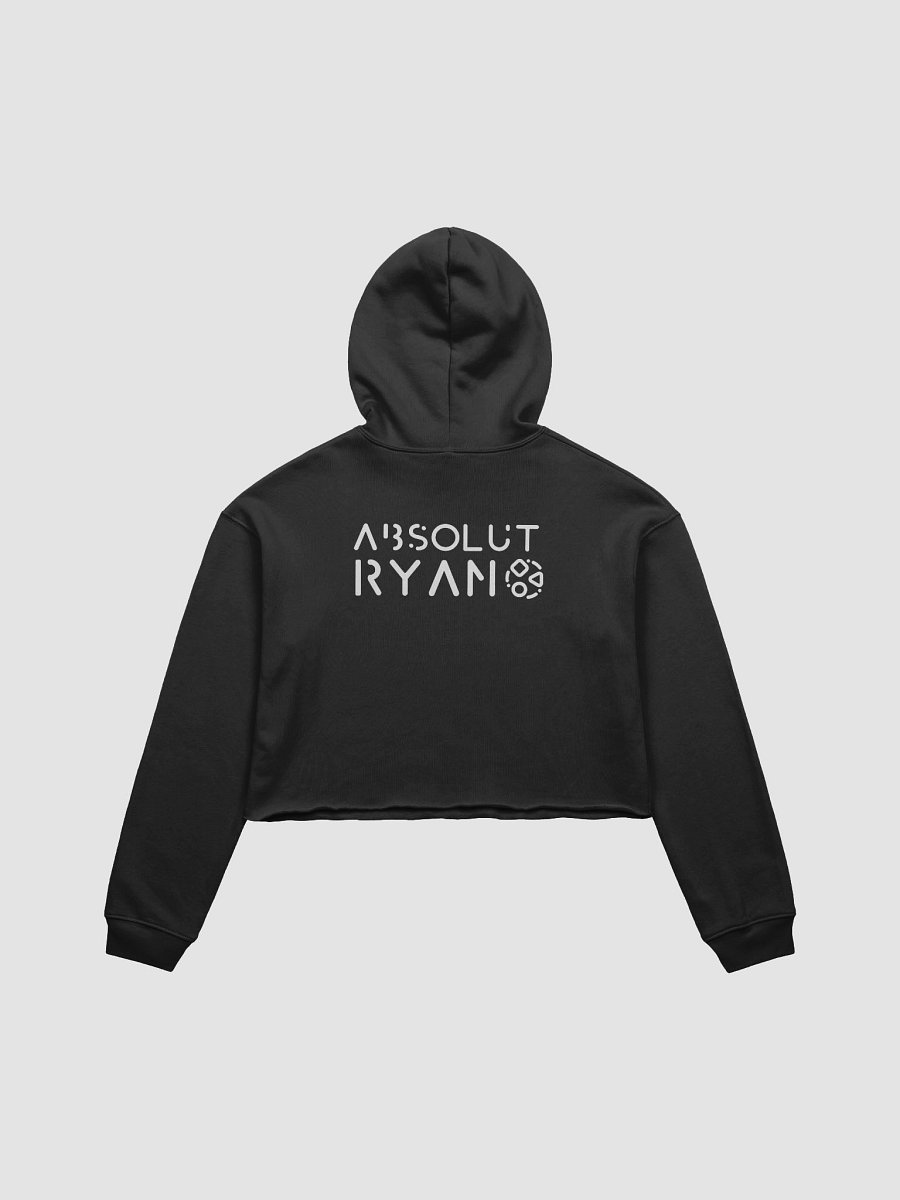 AbsolutRyan Crop-top Fleece Hoodie (Black) product image (2)