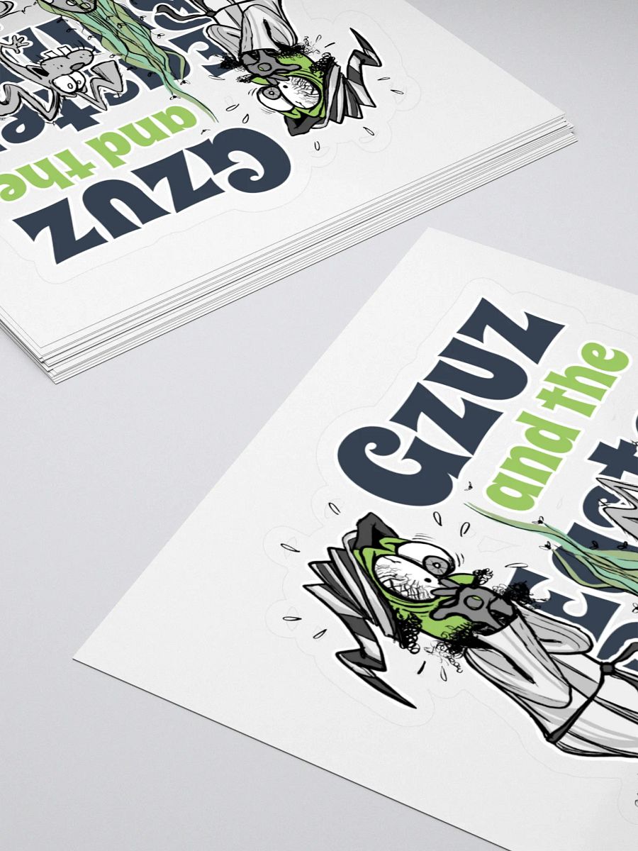 Whimsical Kiss Cut Stickers - Gzuz and the Easter Bunny product image (4)