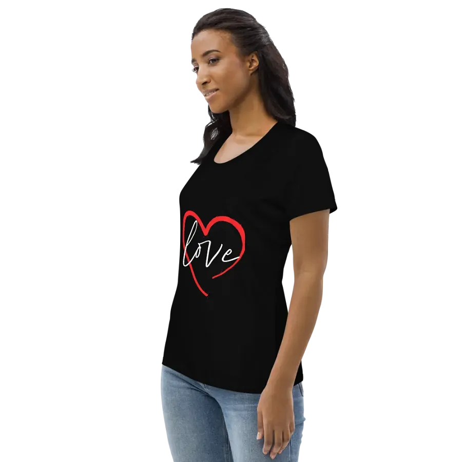 Love Graffiti Heart Women's Tee product image (5)