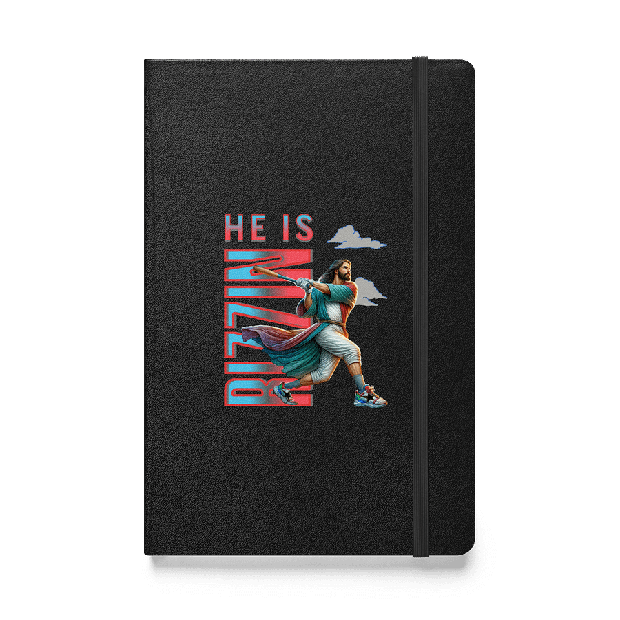 He Is Rizzin Baseball Athlete Hardcover Journal product image (1)