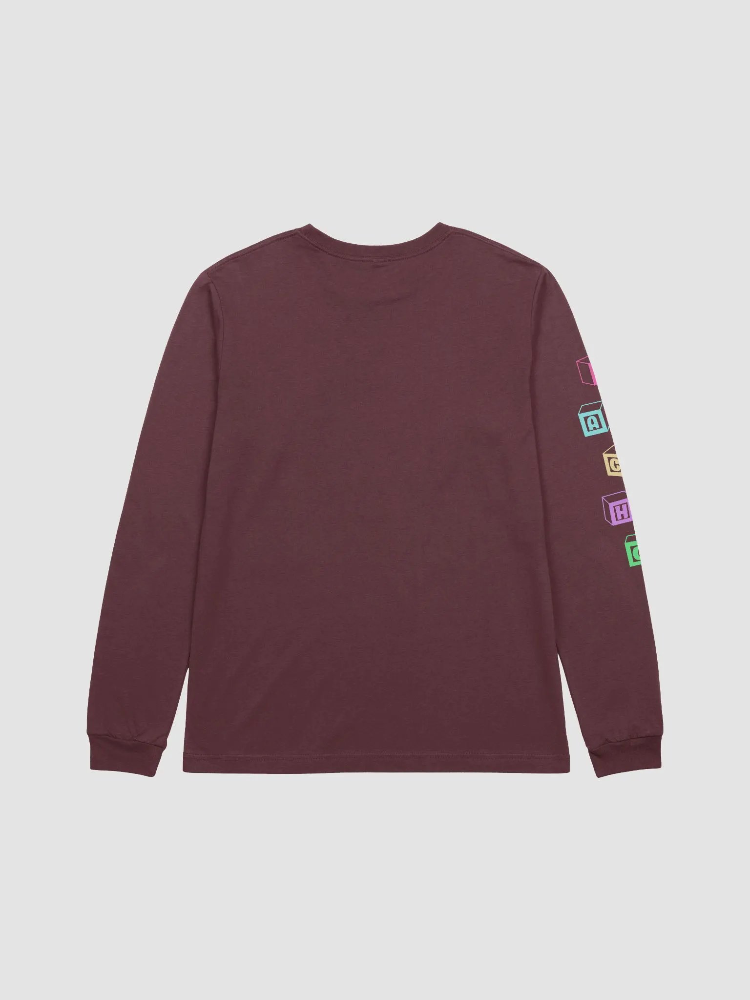 Macho Rice Ball Long Sleeve - (Maroon) product image (5)