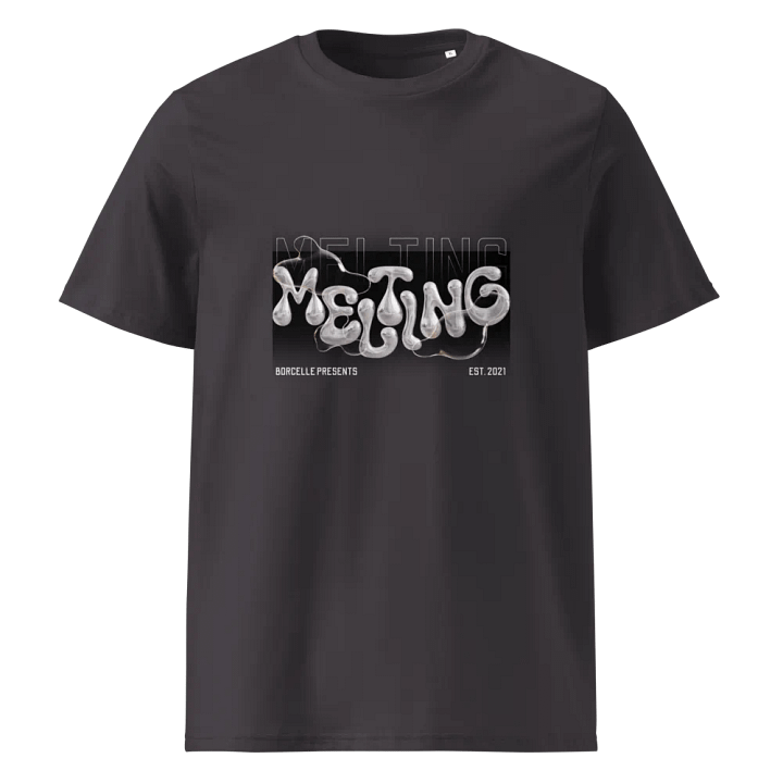 Melting Liquid Typography Organic Tee product image (5)