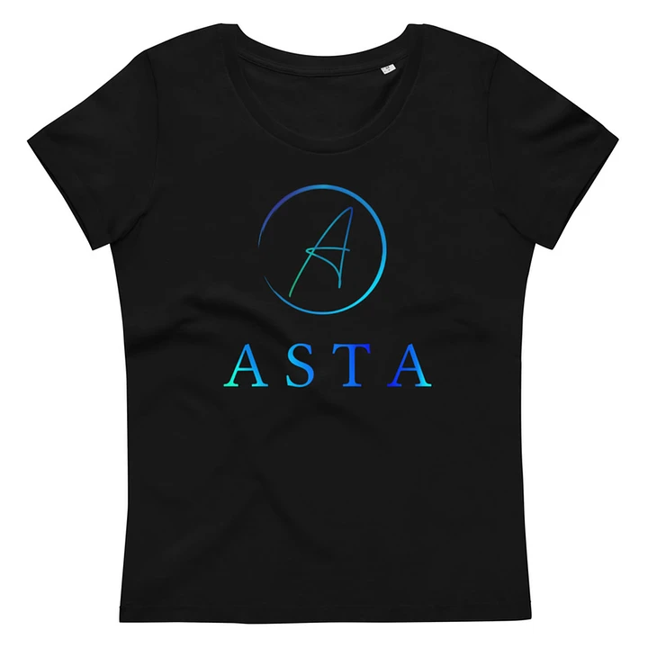 Asta Women's fitted eco tee plain design product image (1)