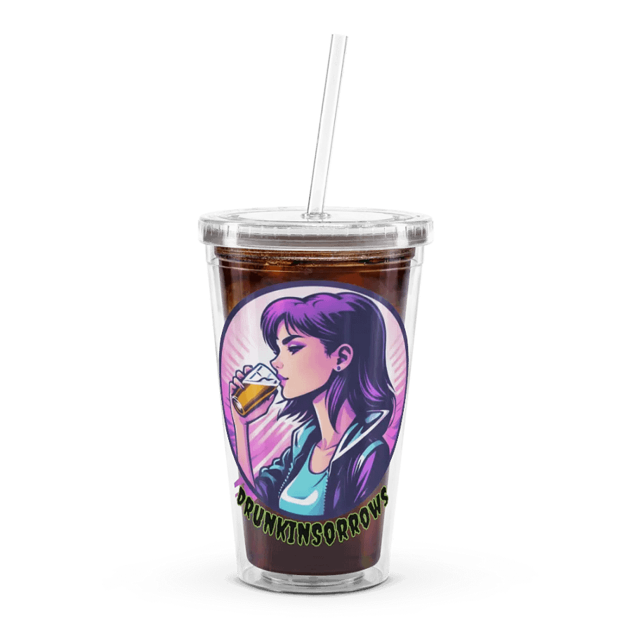 Double Wall Clear Plastic Tumbler (16 oz) product image (7)
