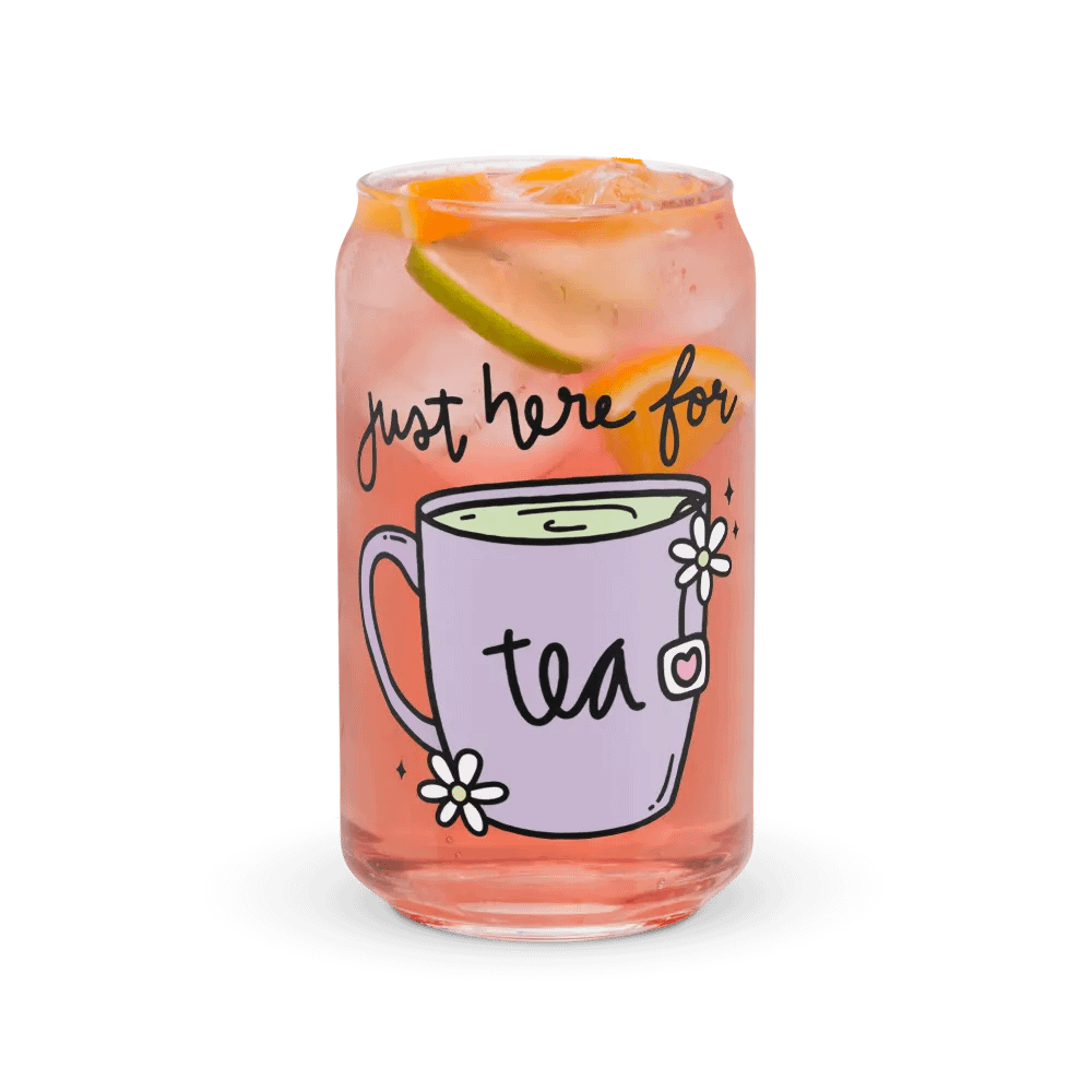 Just here for Tea Glass Mug product image (7)