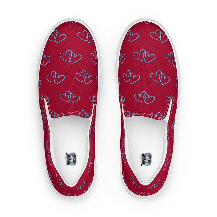 Red Heart Men's Canvas Slip-On Shoes product image (1)