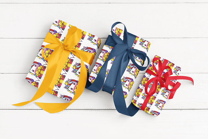 Gift Wrapping Paper - Set of 3 product image (1)