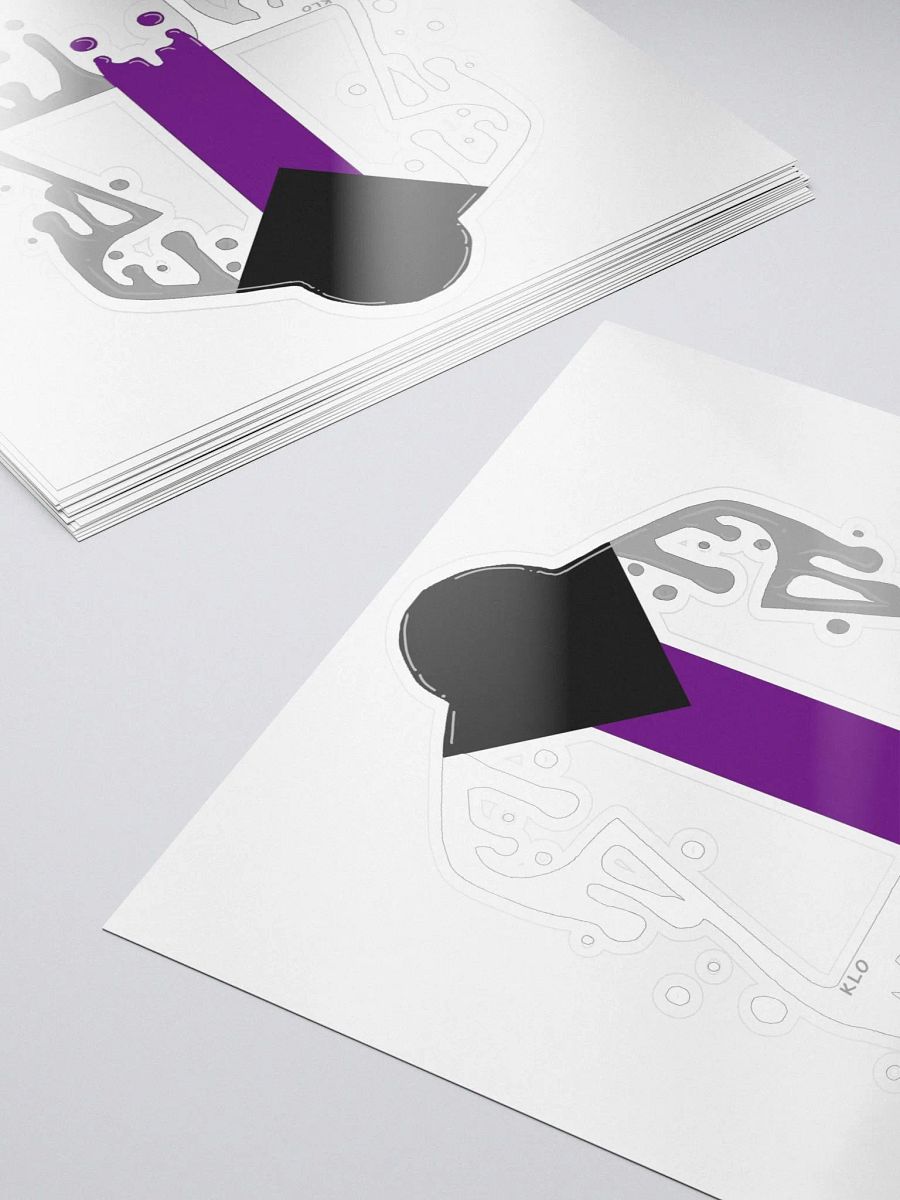 Drippy Demi Pride Meeple Sticker product image (5)
