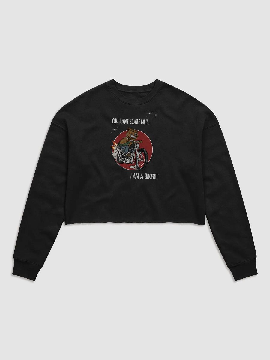 Riding Bear Women's Fleece Crop Sweatshirt product image (1)