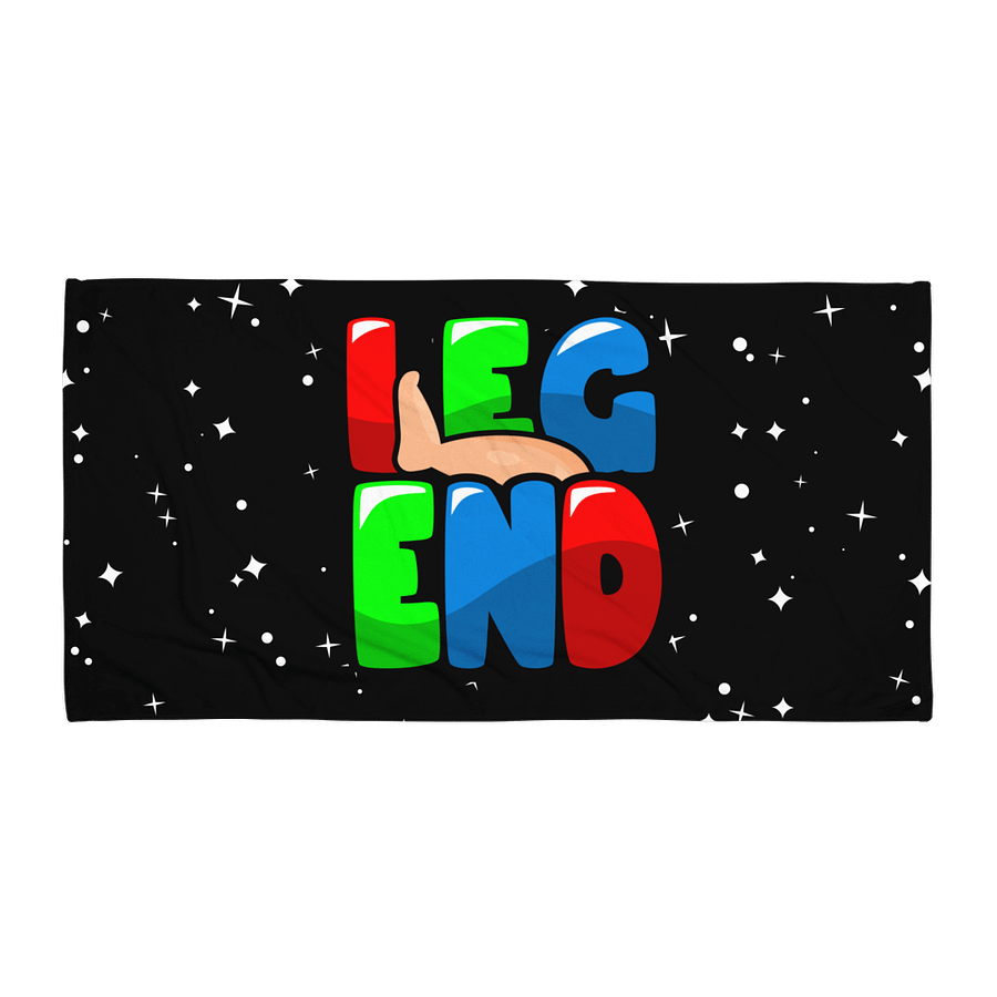 LEG-END BLACK TOWEL product image (1)
