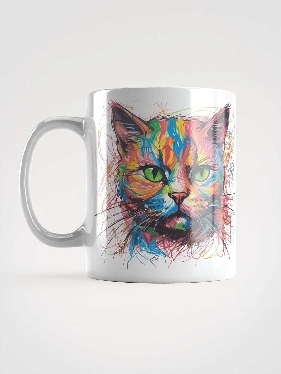 Graffiti Scribbles Cat 5 , Mug product image (11)