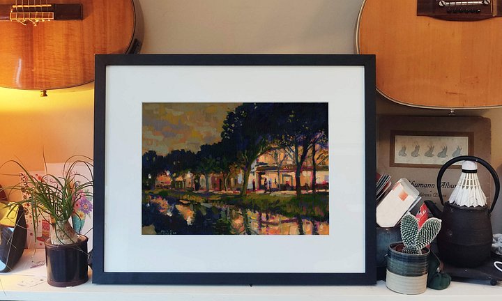 240410 Portobello Evening 2. Original Study Artwork. product image (2)