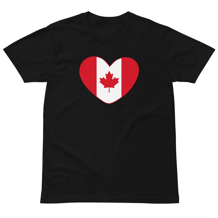 Canadian Love Flag Heart T-Shirt product image (2)