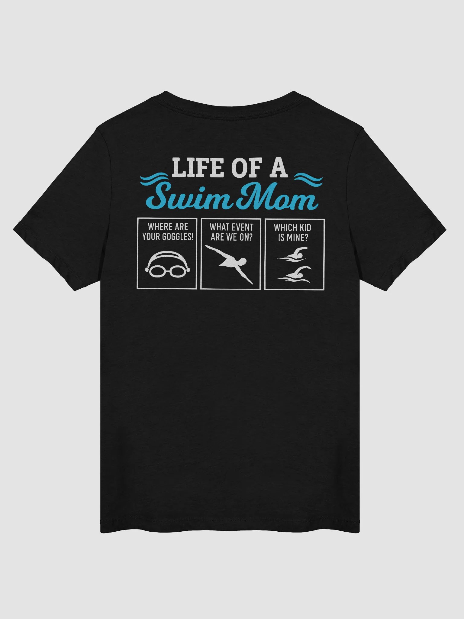 Life of a Swim Mom Ladies V-Neck Tee product image (1)