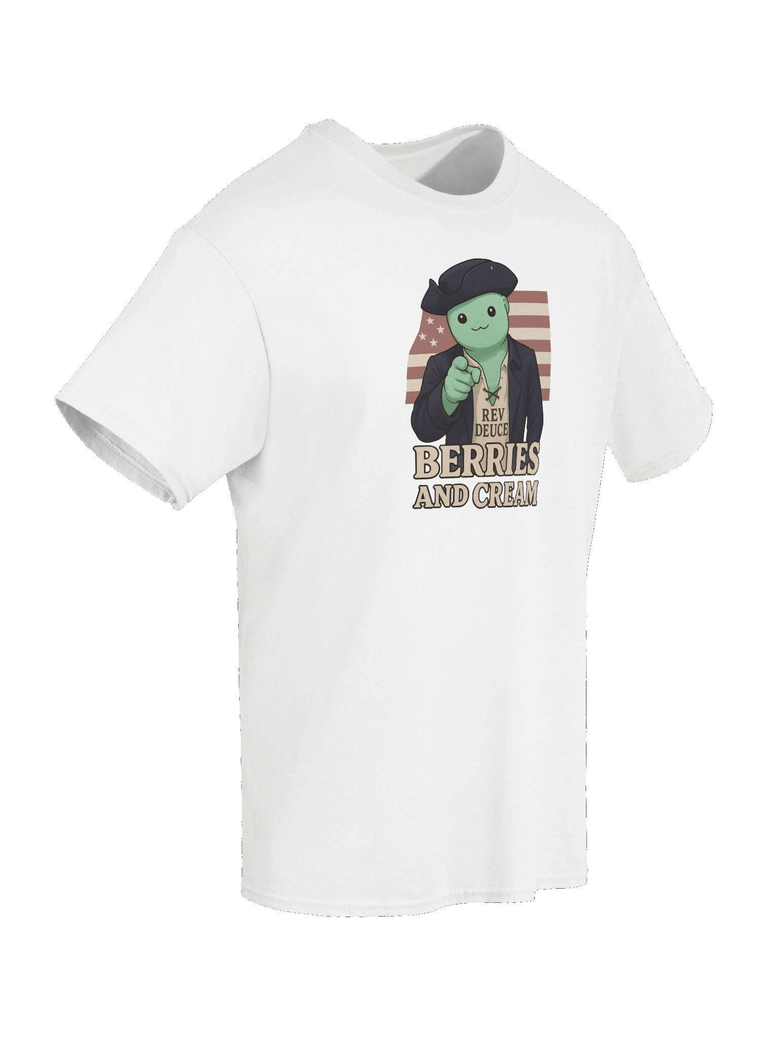 Berries & Cream Summer White Tee! product image (8)
