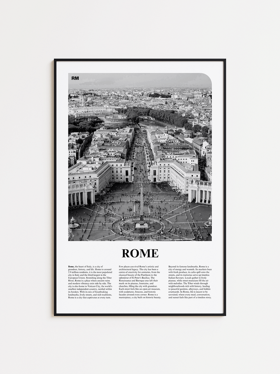 Rome 03 Newspaper Poster product image (1)