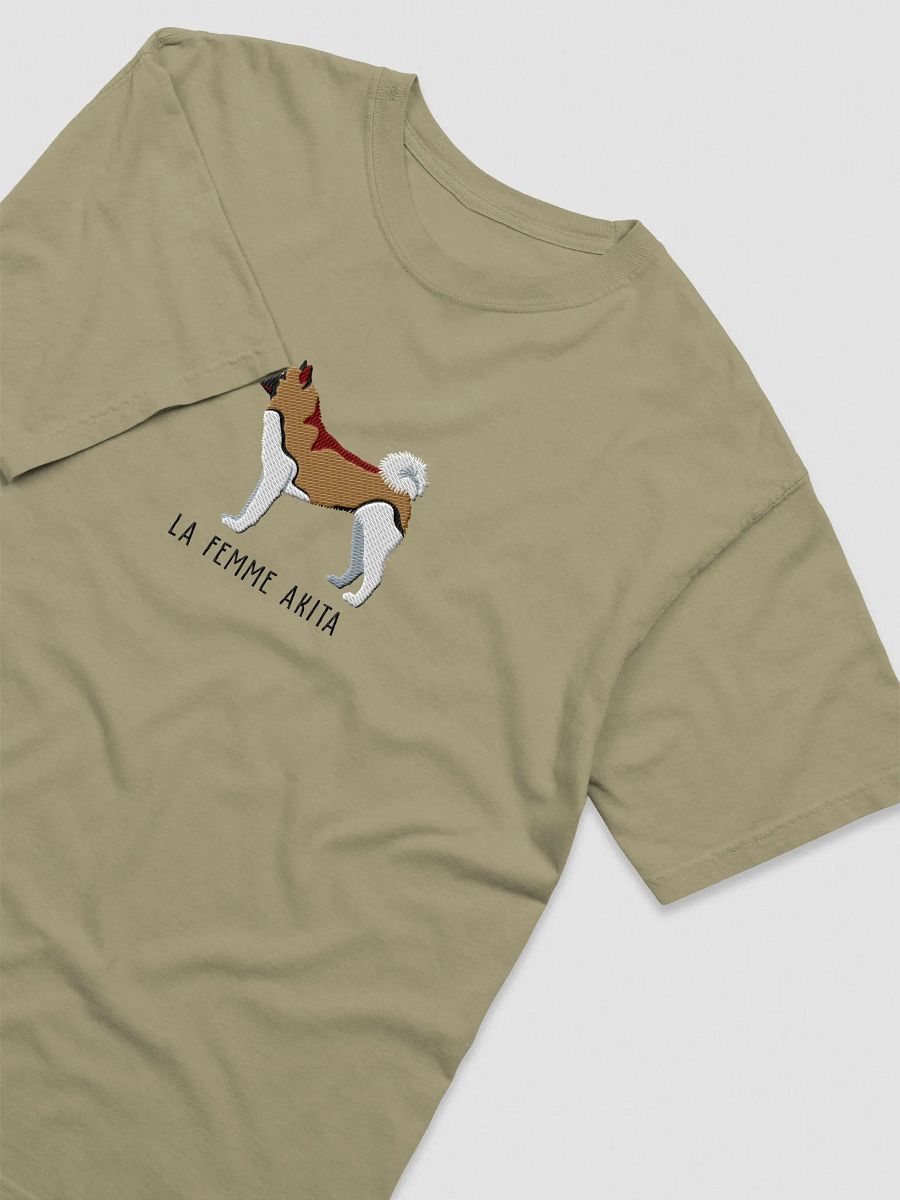 La Femme Akita T-Shirt(Embroidered) of an American Akita product image (11)