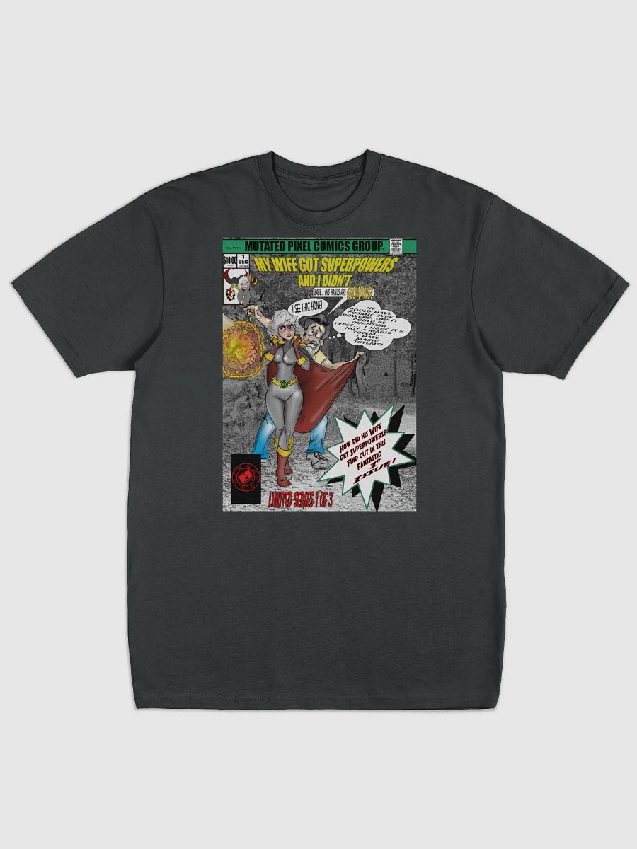 My Wife Got Superpowers and I Didn't Comic Book Cover Tee product image (1)