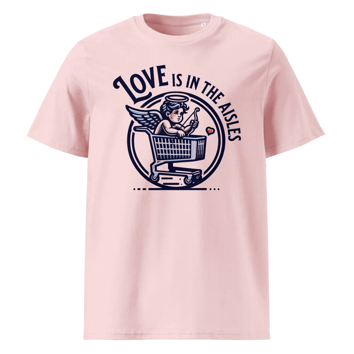 Love is in the Aisles - Grocery Flirting - Organic Cotton - T-Shirt product image (3)