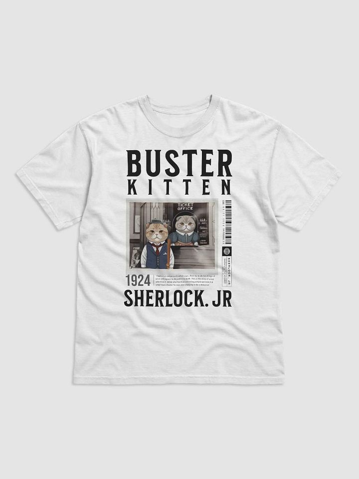 Buster Kitten & Christine - Sherlock JR - Black Logo TShirt product image (1)