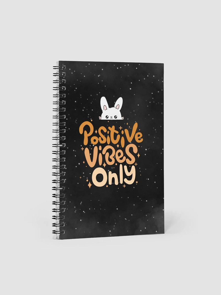 Keechu Positive Vibes Only Spiral Notebook product image (1)