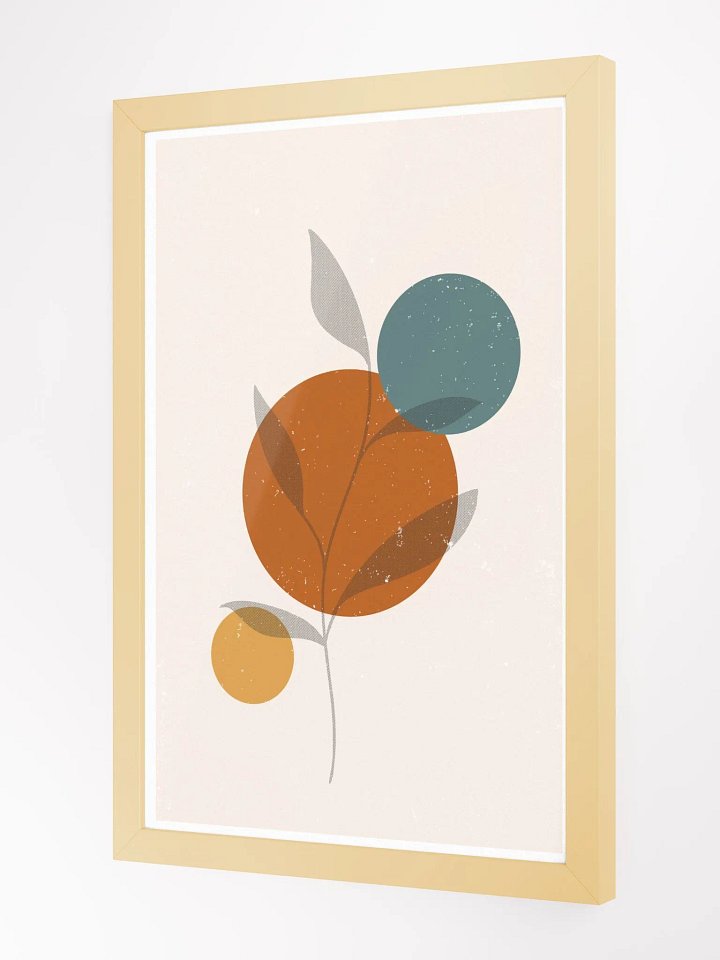 Vintage Abstract Stem Framed Poster product image (8)