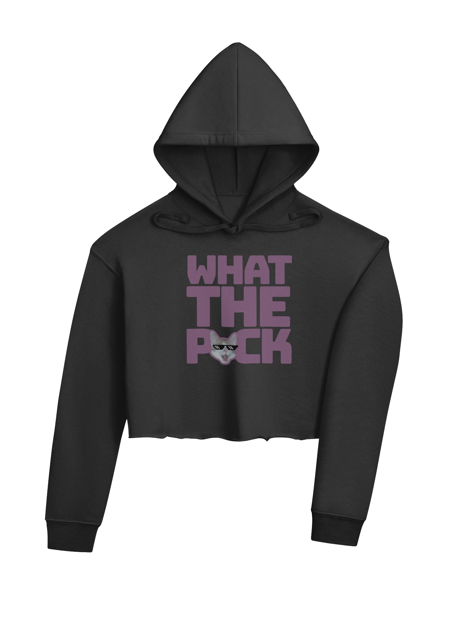 What The Puck Cropped Hoodie! product image (4)