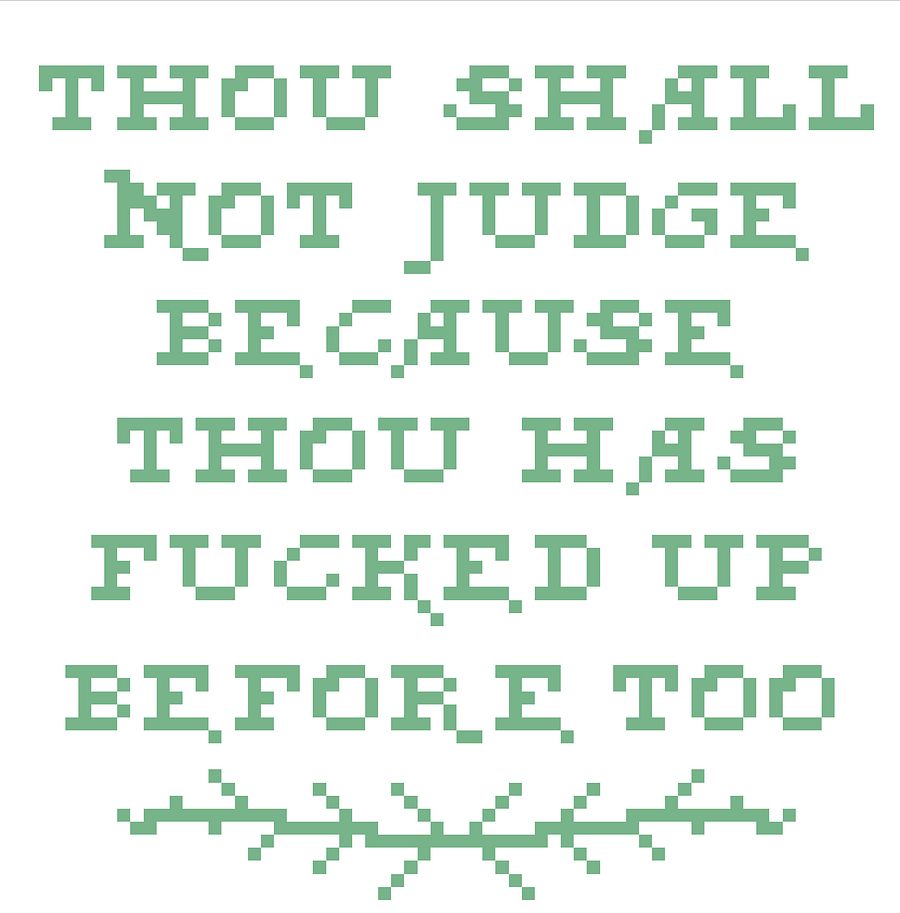 Thou Shall Not Judge product image (1)