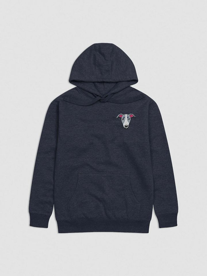 Stylized Whippet Dog Face Premium Hoodie product image (1)