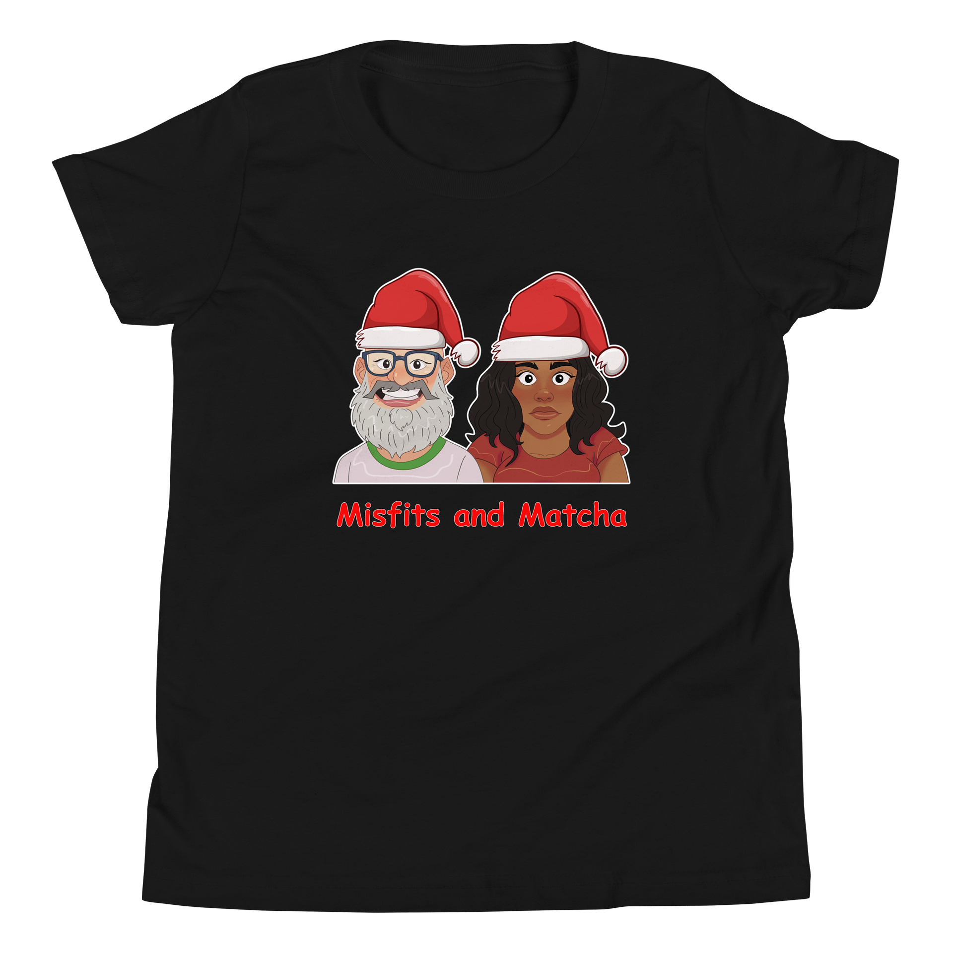 Kids Misfits and Matcha Christmas Graphic Tee product image (10)