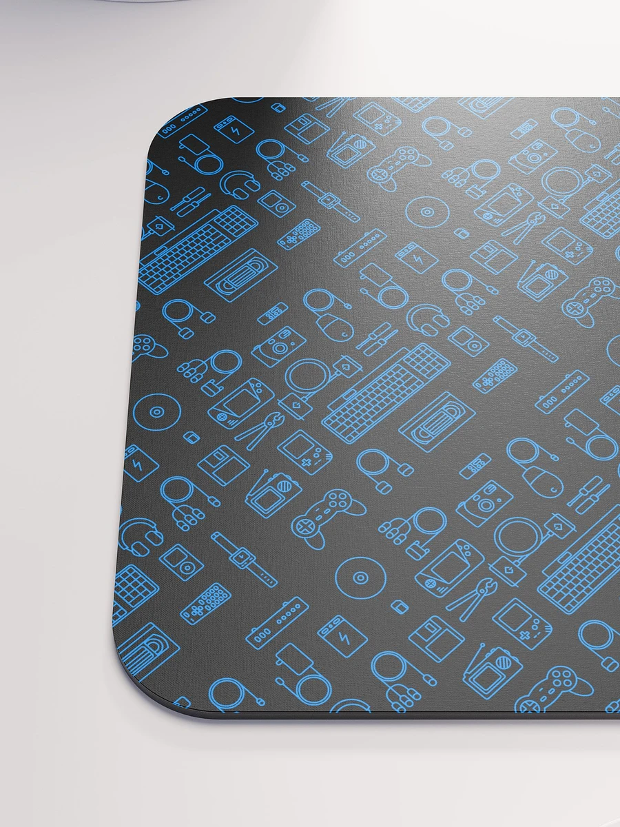 Neon Blue Devices Mouse Pad (Classic) product image (6)