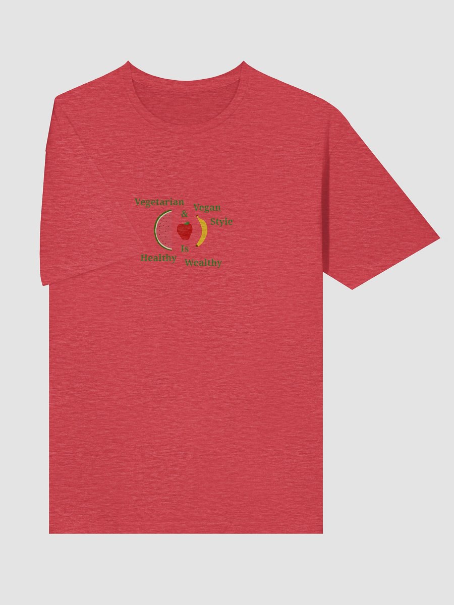 Healthy Wealthy Vegetarian & Vegan T-Shirt product image (5)