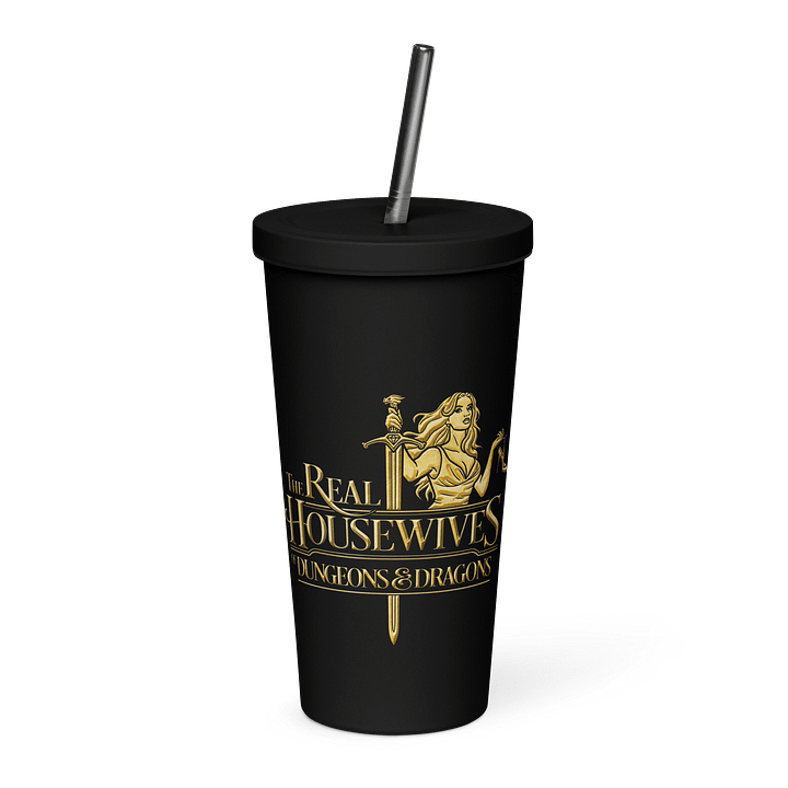 RHODND Black & Gold Insulated Tumbler product image (1)